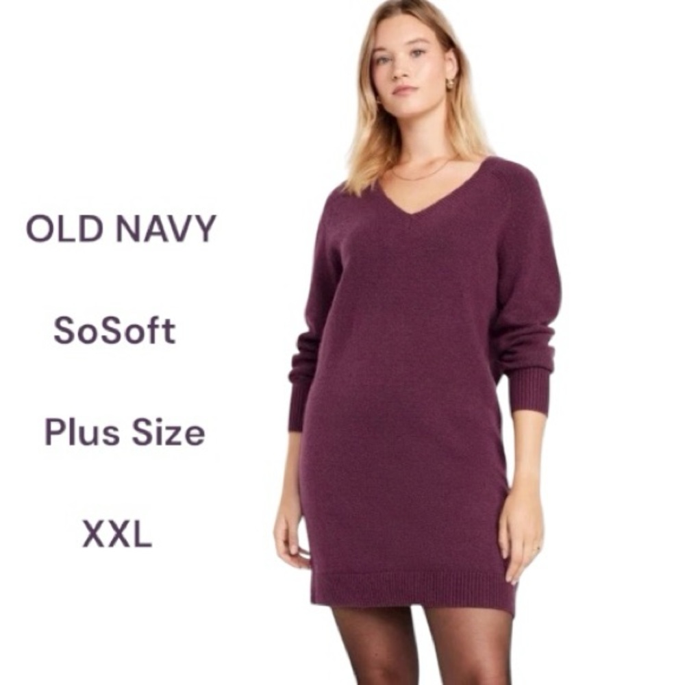 Old Navy Sweater Dress Mini SoSoft Women’s Plus Size XXL